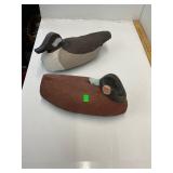 2 David Williams Local Weems Carved Decoys