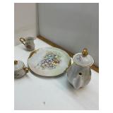 Amelia Street School Painted Tea Set