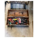 Wooden Vintage Tool Box