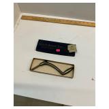 Vintage Casket Key and Advertising Ruler