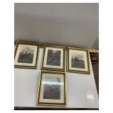 4 Hunt Scene Small Prints