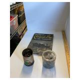 Chesapeake Bay Book and 2 Vintage Cans
