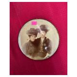 Antique Picture Round Button