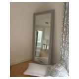 Large Standing Shabby Chic Mirror