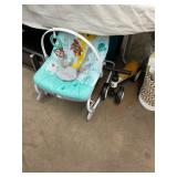 Baby Rocker and Push Scooter
