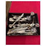 Sterling Handle Knives, Weighted & Silverplate