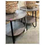 Pair of Round Side Tables