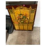 Vintage Bar Guide Wooden Wall Hanging