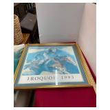 Abstract 1993 Iroquois Leroy Neiman Race Print