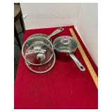 Wolfgang Puck Stainless Steel Pots and Tops