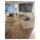 Bassett Furniture Tan Barrell Chair