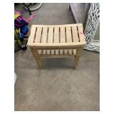 House Ur Home Wooden Shower Stool