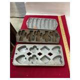 Iron and Aluminum Corn Bread Pans