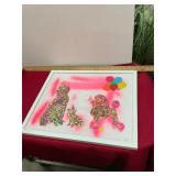 Sarah Pope Poodle Dog Confetti Wall Art