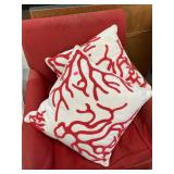 Pair of Thro Red Nautical Pillows