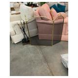 Fire Screen and Brass End Tools