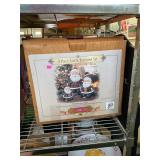 Three Santa Figurines Grandeur Noel