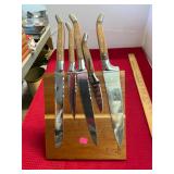 La Guiole French Home Knives and Magnetic Board