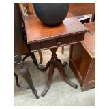 Antique Wooden Stand with Drawer