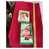 2 Vintage Christmas Santa Items