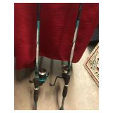 Pair of Eagle Claw Black Eagle Rod and Reels