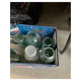 Antique Blue MAson Jars