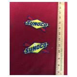 2 Vintage Sunoco Patches Lot