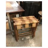 Vintage Folding Luggage Racks