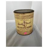 Anchor Brand Chicago Ill Gallon Herring Roe Can