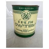 Pocomoke Sound Deep Creek VA Gallon Oyster Can