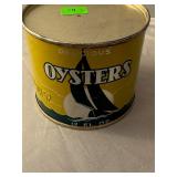 VA 52 W D Davis Wachapreague VA 12oz Oyster Can