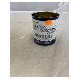 Old Virginia Brand Bohannon VA Pint Oyster Can