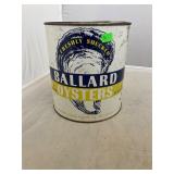 Ballard Oysters Norfolk VA Gallon Oyster Can