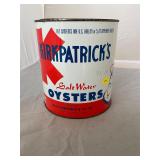 VA 89 Kirkpatricks Gallon Oyster Can