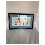 Walker Seaside Oysters Advertisement