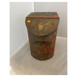 Antique Gun Powder Tin