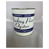 Sterling Point Oysters NY 24 Gallon Oyster Can