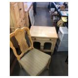 French Style Night Stand & Chair