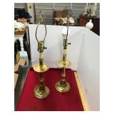 2 Brass Lamps