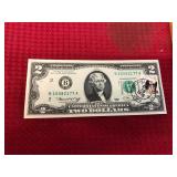 1976 2$ First Day Cover Note