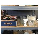 Glassware Shelf Lot