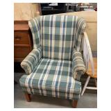 Plaid Hickory Hill Chair