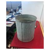 Galvanized Oyster Sucking Bucket Metal Can
