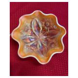 Dungan Peach Opal 4 Flowers Circa 1910 Carnival