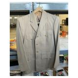 Vintage Military Officers Tan Coat