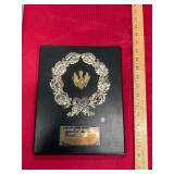 Pre War 1934 German Military Plaque