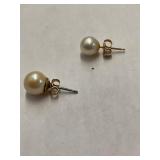 14k Pearl Earrings