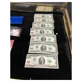 Consecutive Serial Number $2 First Day Cover Notes