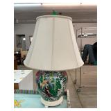 Painted Parrott Lamp