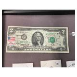 1976 First Day Cover $2 Bill Note